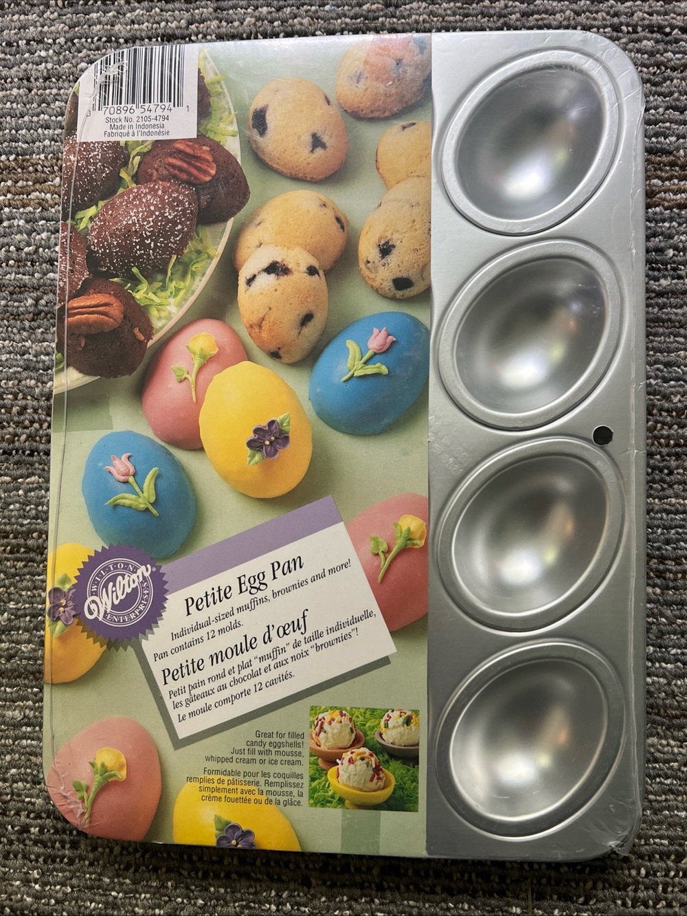 Vintage Wilton 1993 Petite Easter Egg Mold 2105 4794 NEW